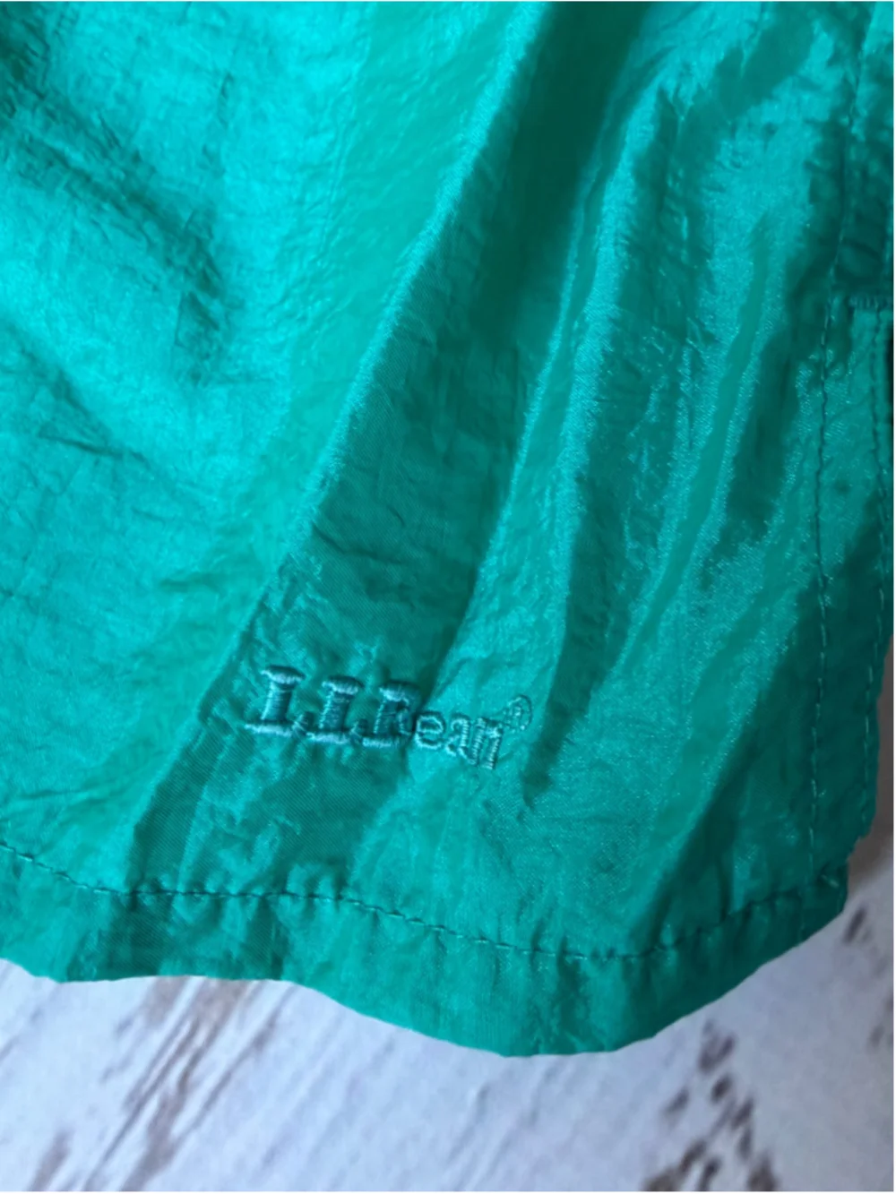 Men's Vintage L.L.Bean Athletic Shorts L Blue Green